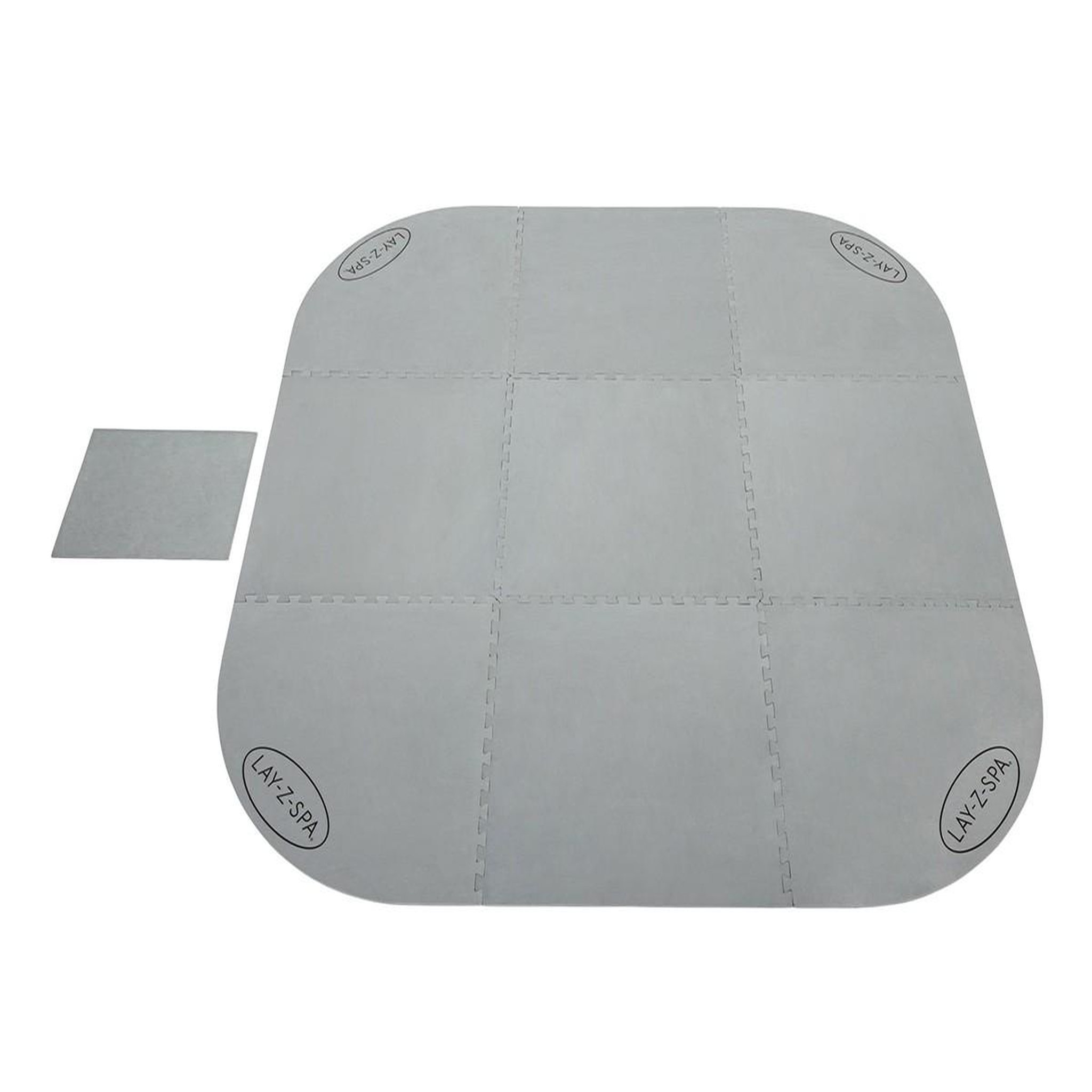 Voir la diapositive 2 : BESTWAY Tapis de sol pour spa gonflable Lay-Z-Spa carré ou rond - Bestway