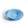 Voir la diapositive 3 : LUMINARC Service d'assiettes opale 18 pièces DIWALI Bleu