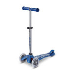 Micro Trottinette  Mobility à trois roues Bleu Glitter LED MMD219