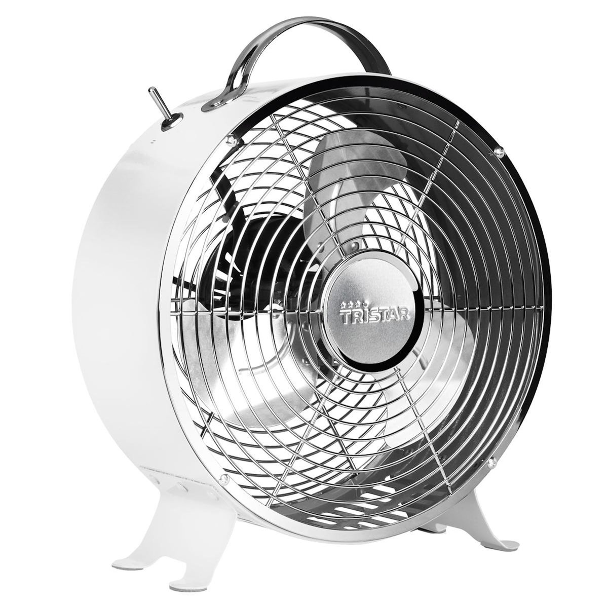 TRISTAR Ventilateur de table 25cm 20w métal blanc - ve-5967