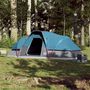 Voir la diapositive 3 : VIDAXL Tente familiale a dome 9 personnes bleu impermeable