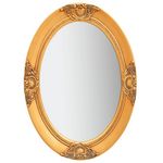 VIDAXL Miroir mural style baroque 50x70 cm Dore