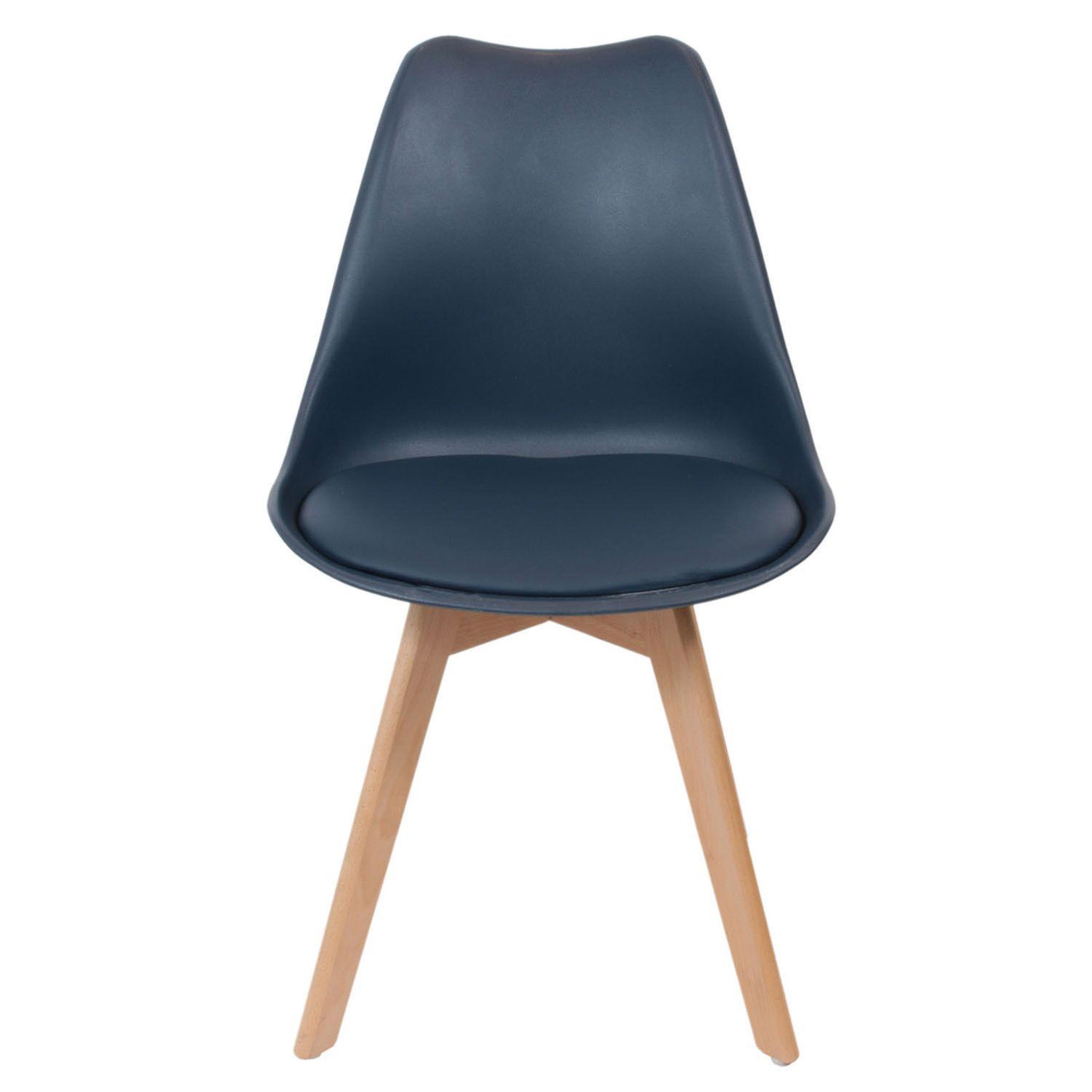 Voir la diapositive 2 : The Home Deco Factory Chaise scandinave avec coussin