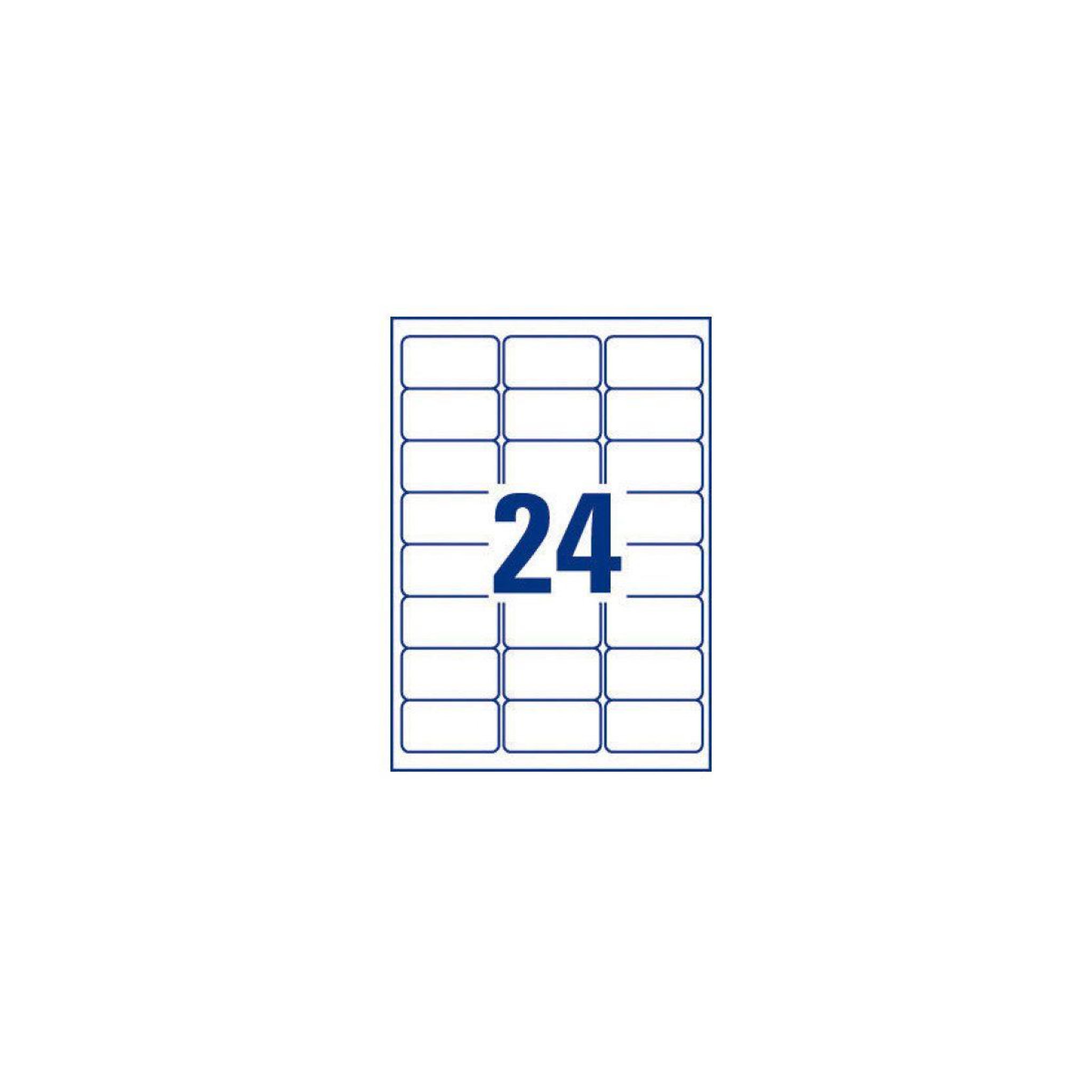 Voir la diapositive 2 : AVERY Papier créatif 72 etiquettes pour timbres 63.5x33.9mm
