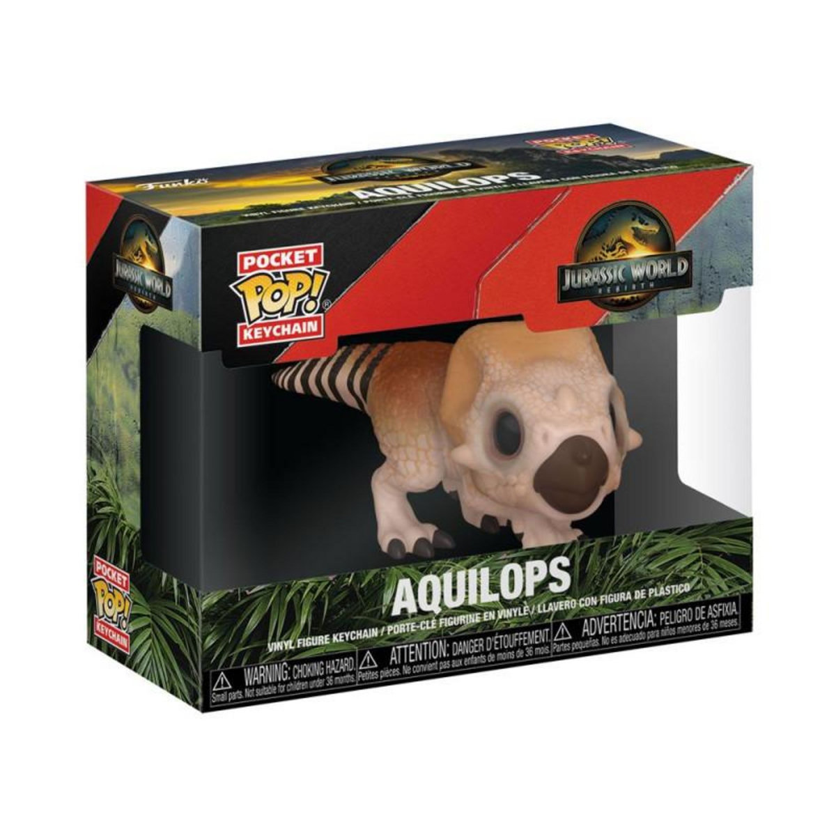 Funko Figurine Funko Pop Keychain porte clé Jurassic World Aquilops
