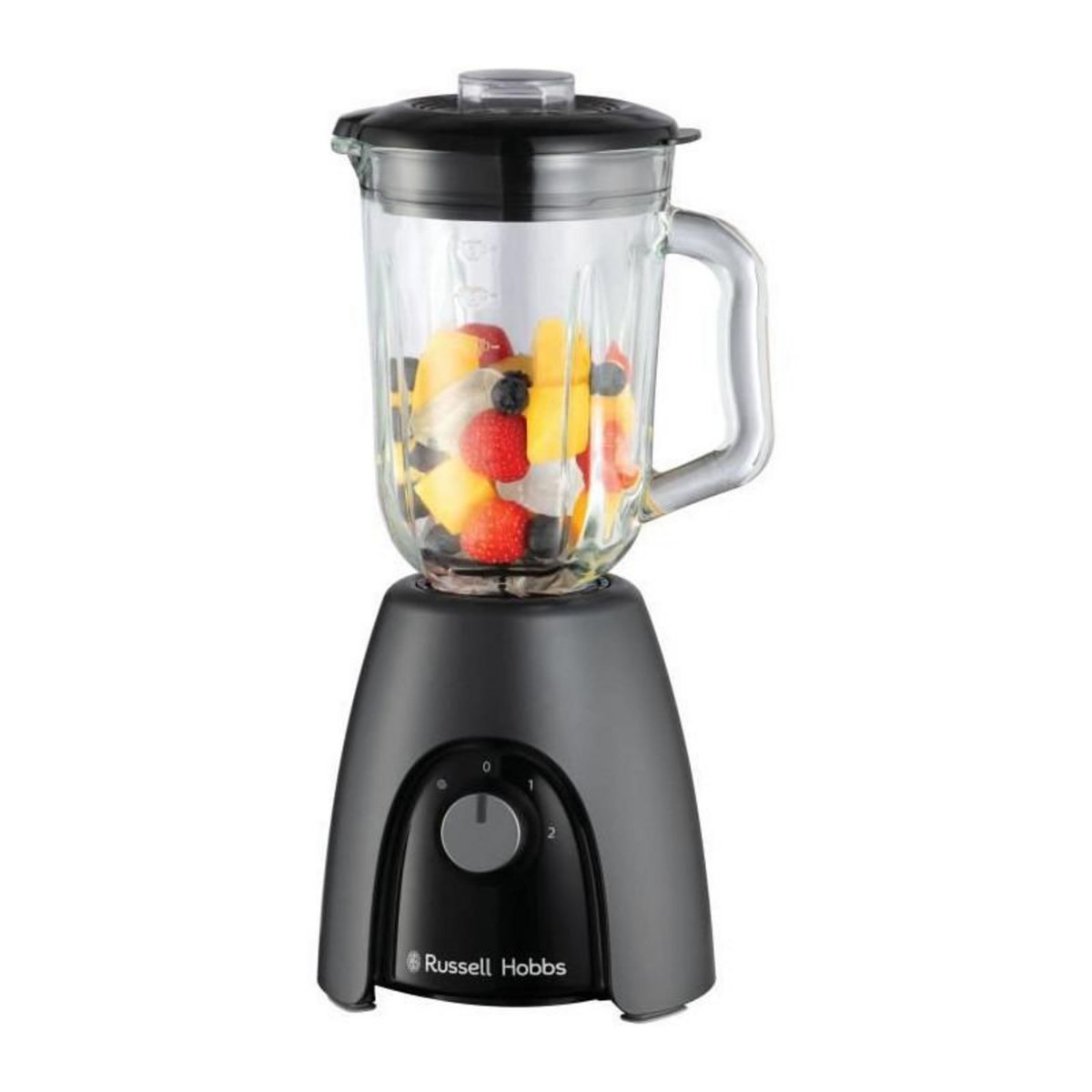 Russell Hobbs Blender - RUSSEL HOBBS - Desire Matte Charcoal - 650 W - 2 vitesses + Pulse - Noir