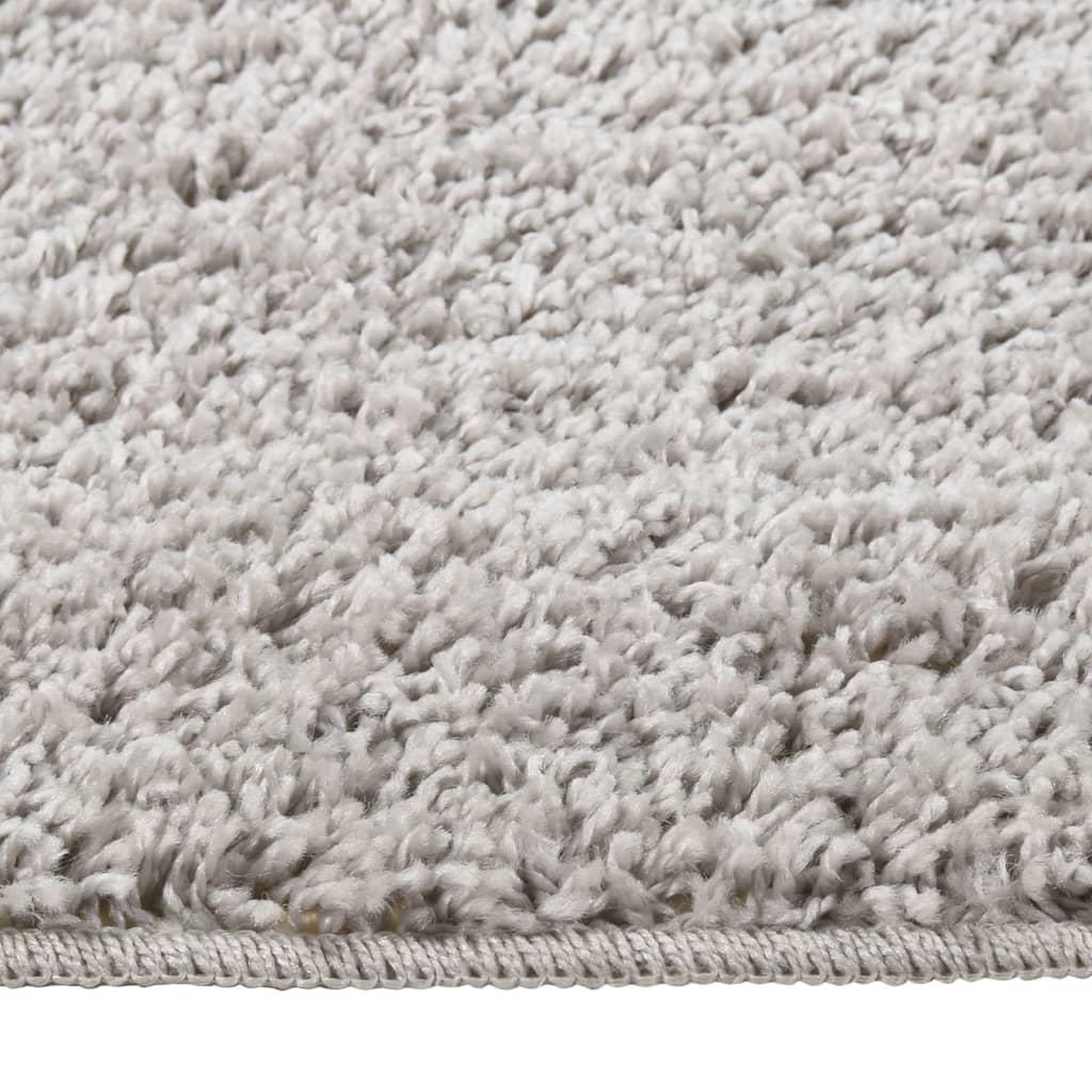 Voir la diapositive 2 : VIDAXL Tapis shaggy antiderapant Gris clair 160x230 cm