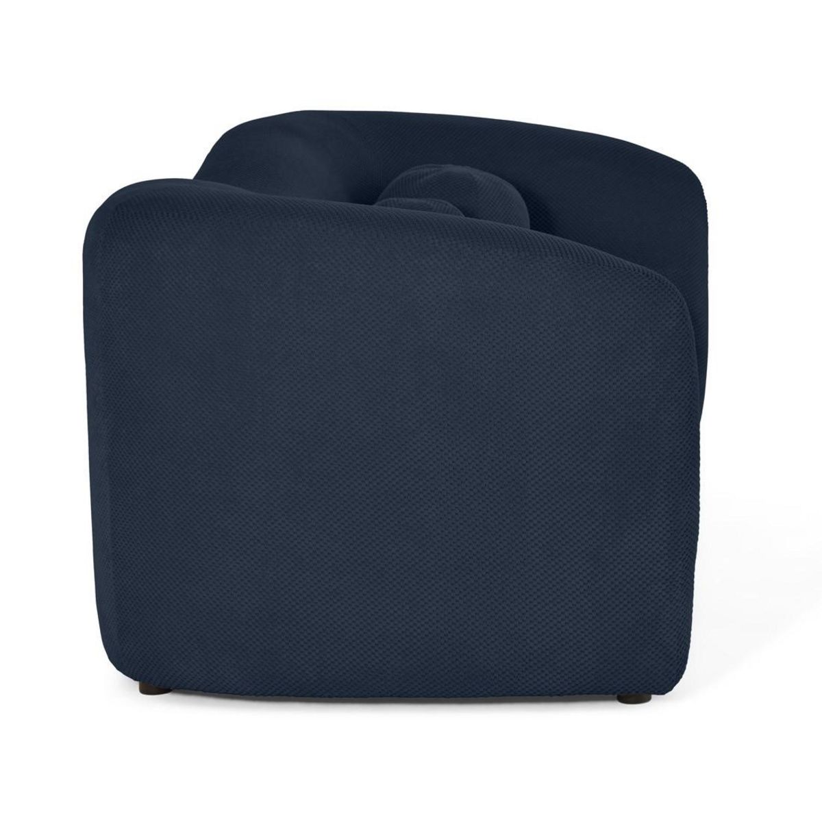 LISA DESIGN Charles - canapé droit 3 places en velours texturé