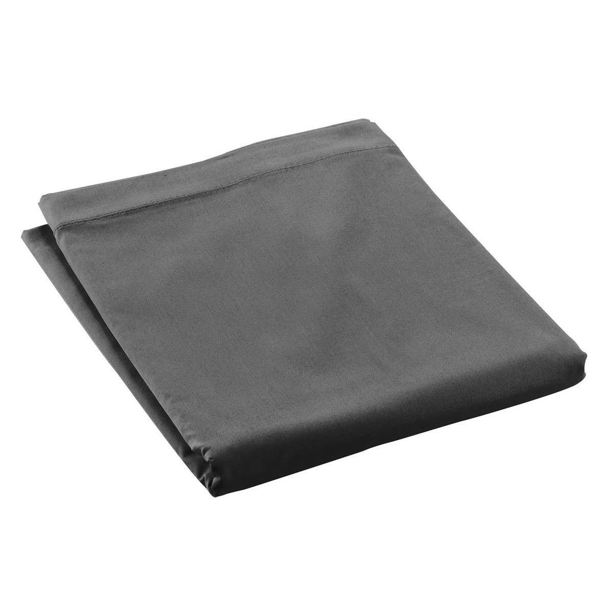 Voir la diapositive 4 : Douceur d'Intérieur Drap plat  percaline  240x300cm gris acier
