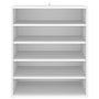 Voir la diapositive 3 : VIDAXL Armoire a chaussures Blanc 60x35x70 cm Bois d'ingenierie
