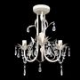Voir la diapositive 3 : VIDAXL Lustres suspendus a cristaux 4 pcs Blanc elegant