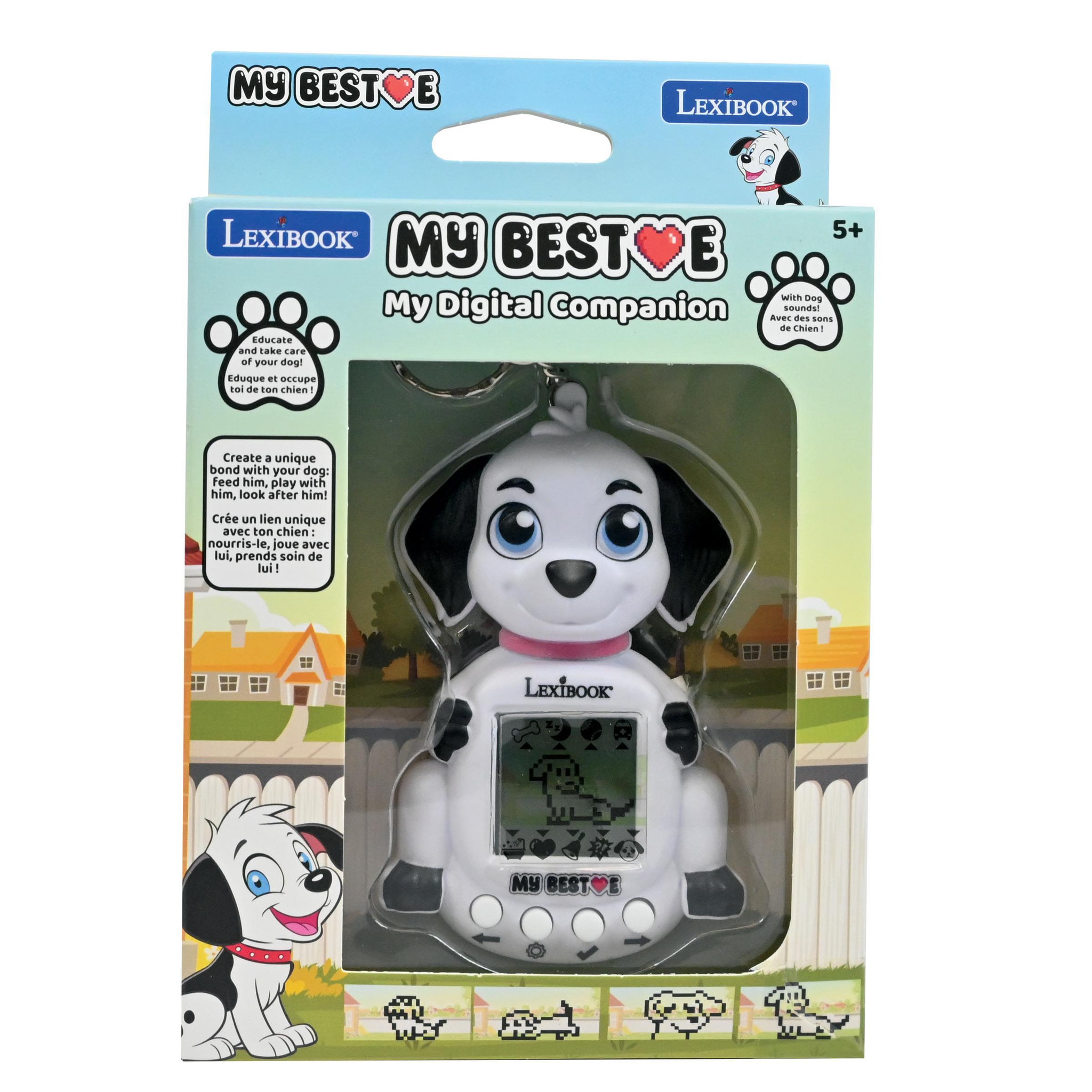 Voir la diapositive 5 : Lexibook Console My Best-E® Chien avec écran LCD et porte-clés