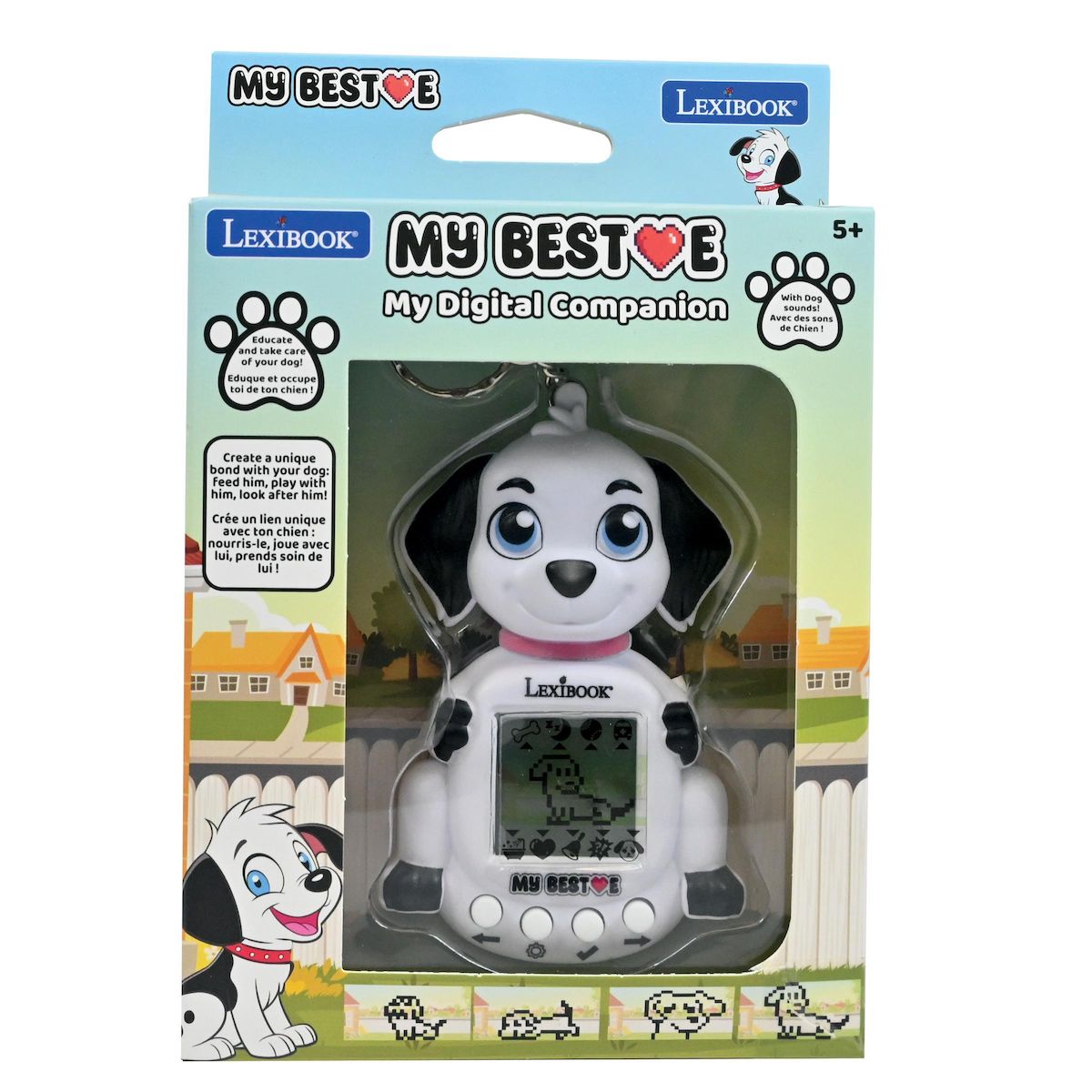 Lexibook Console My Best-E® Chien avec écran LCD et porte-clés