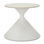 Voir la diapositive 1 : Paris Prix Table d'Appoint Effet Marbre  Alba  45cm Blanc