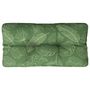 Voir la diapositive 2 : VIDAXL Coussin de palette motif de feuilles 70x40x12 cm tissu