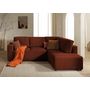 Voir la diapositive 1 : LISA DESIGN Livy - canapé d'angle convertible - avec coffre - en velours côtelé - 5 places - droit