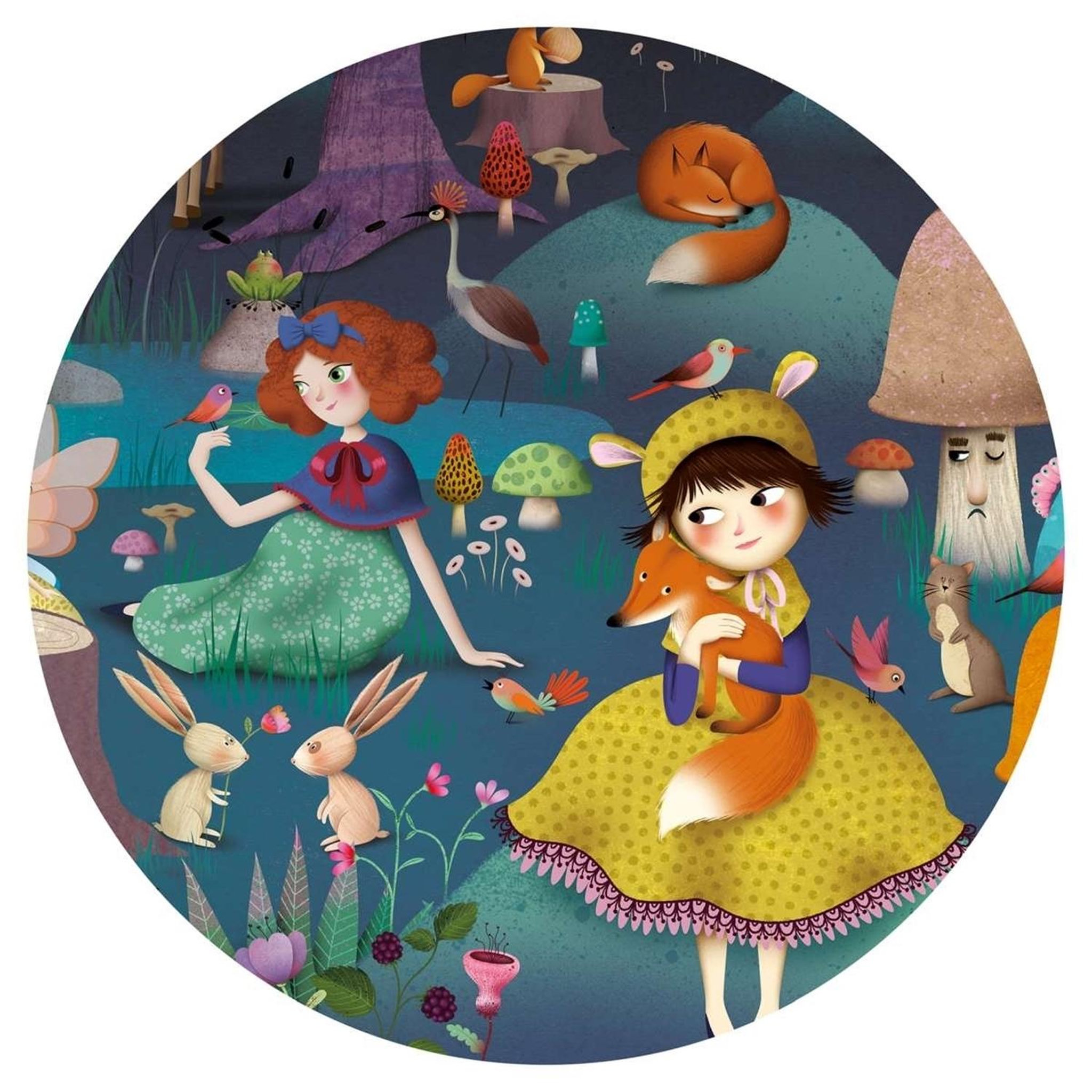 Voir la diapositive 3 : Djeco Puzzle d observation la foret enchantee 100 pieces
