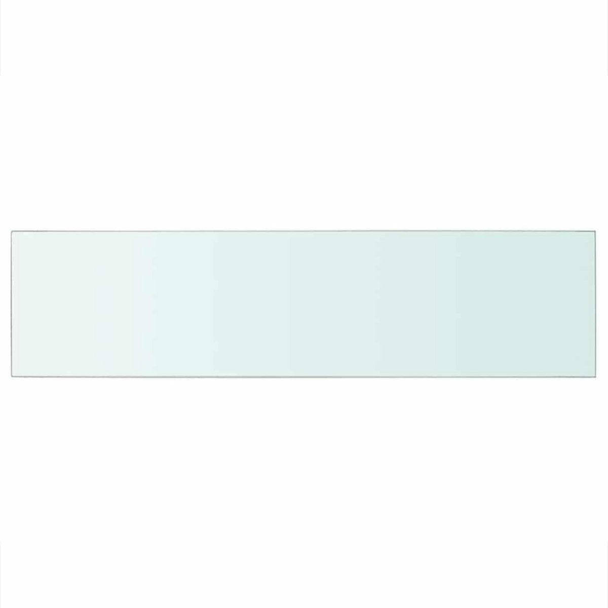 VIDAXL Panneaux d'etagere 2 pcs Verre Transparent 100 x 25 cm