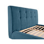 Voir la diapositive 4 : LISA DESIGN Onyx - lit coffre - 180x200 cm - en velours côtelé - sommier inclus