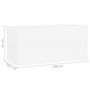 Voir la diapositive 6 : VIDAXL Armoire d'evier Blanc 100x38,5x45 cm Bois d'ingenierie