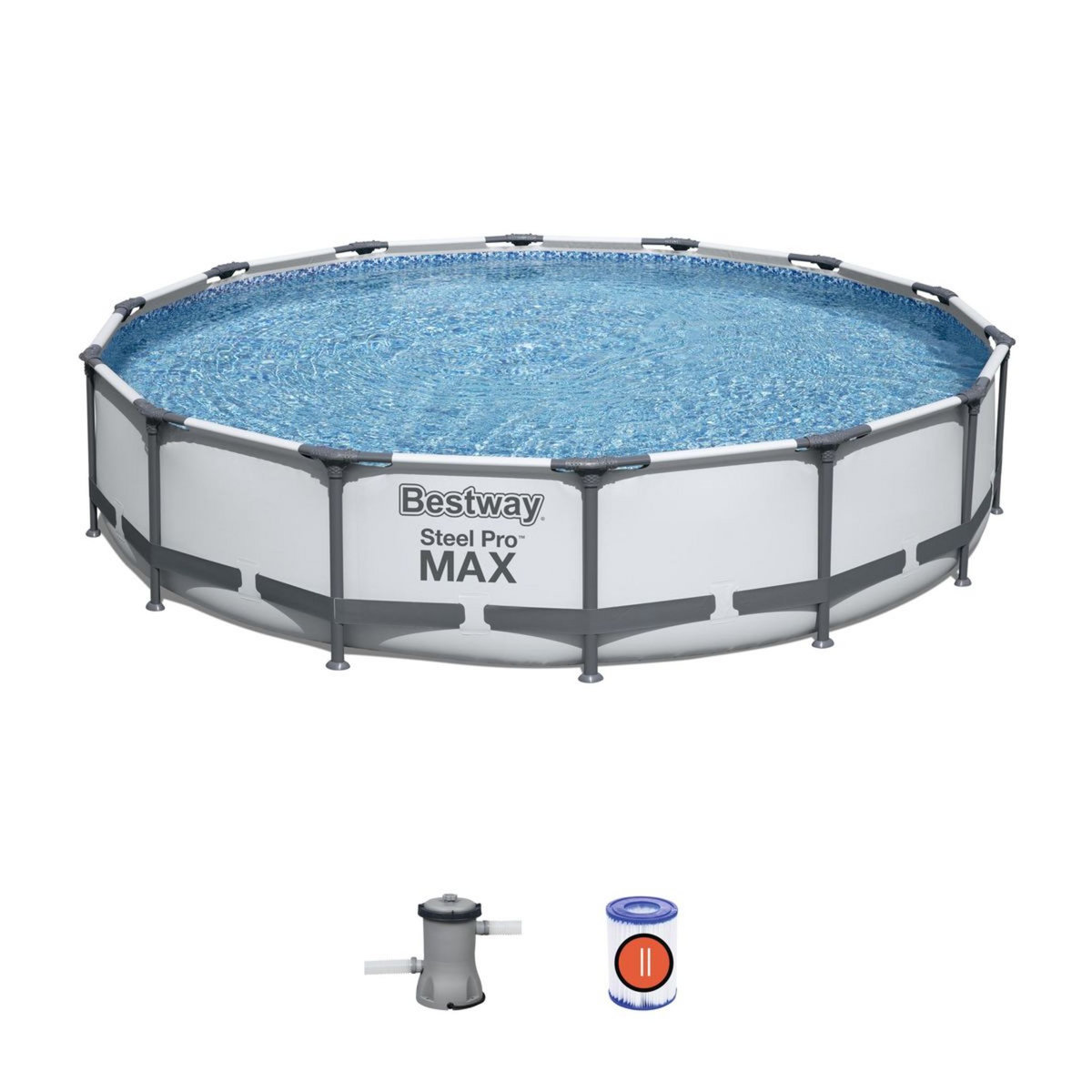BESTWAY Piscine hors sol diamètre 427 x 84 cm Steel Pro Max
