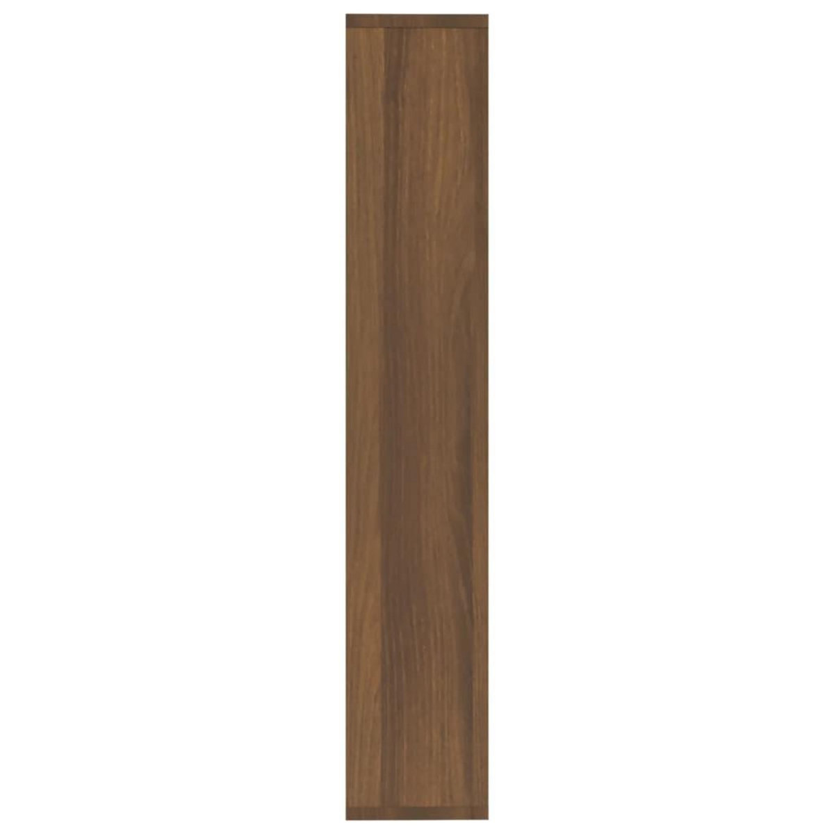 VIDAXL Etagere murale Chene marron 36x16x90 cm Bois d'ingenierie