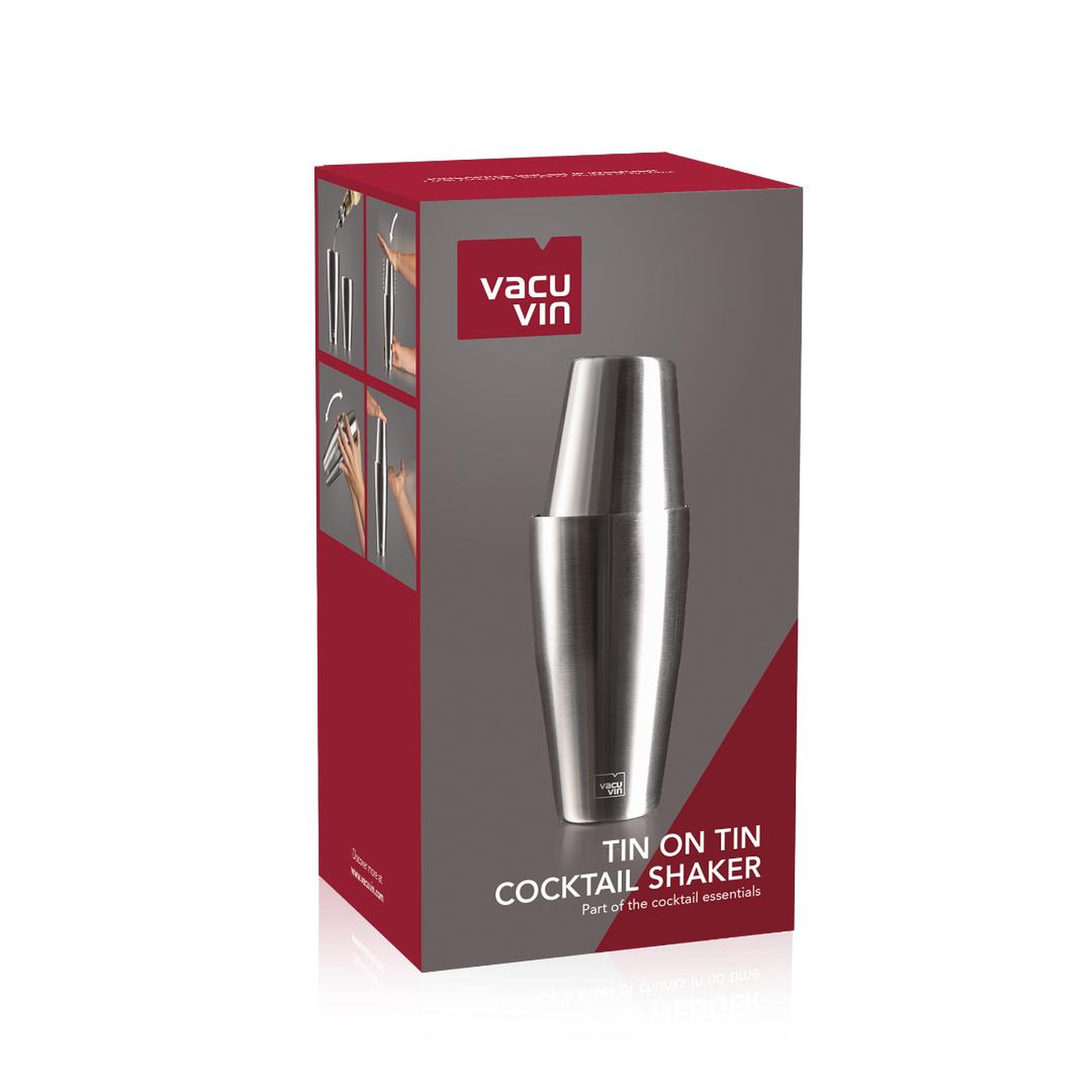 Voir la diapositive 3 : Vacu vin Shaker cocktail inox - 78433606