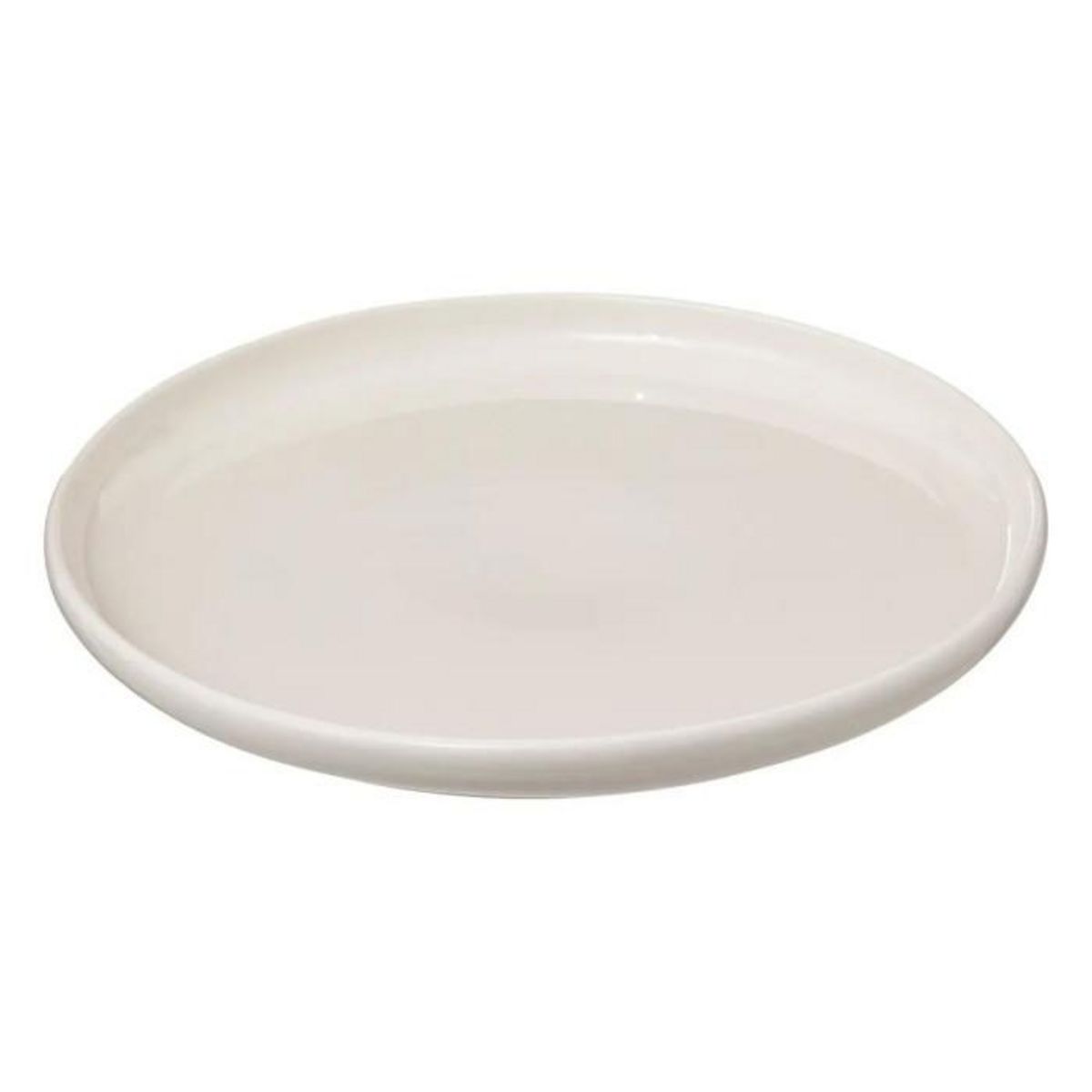 SECRET DE GOURMET Lot de 6 Assiettes Plates  Nora  27cm Blanc