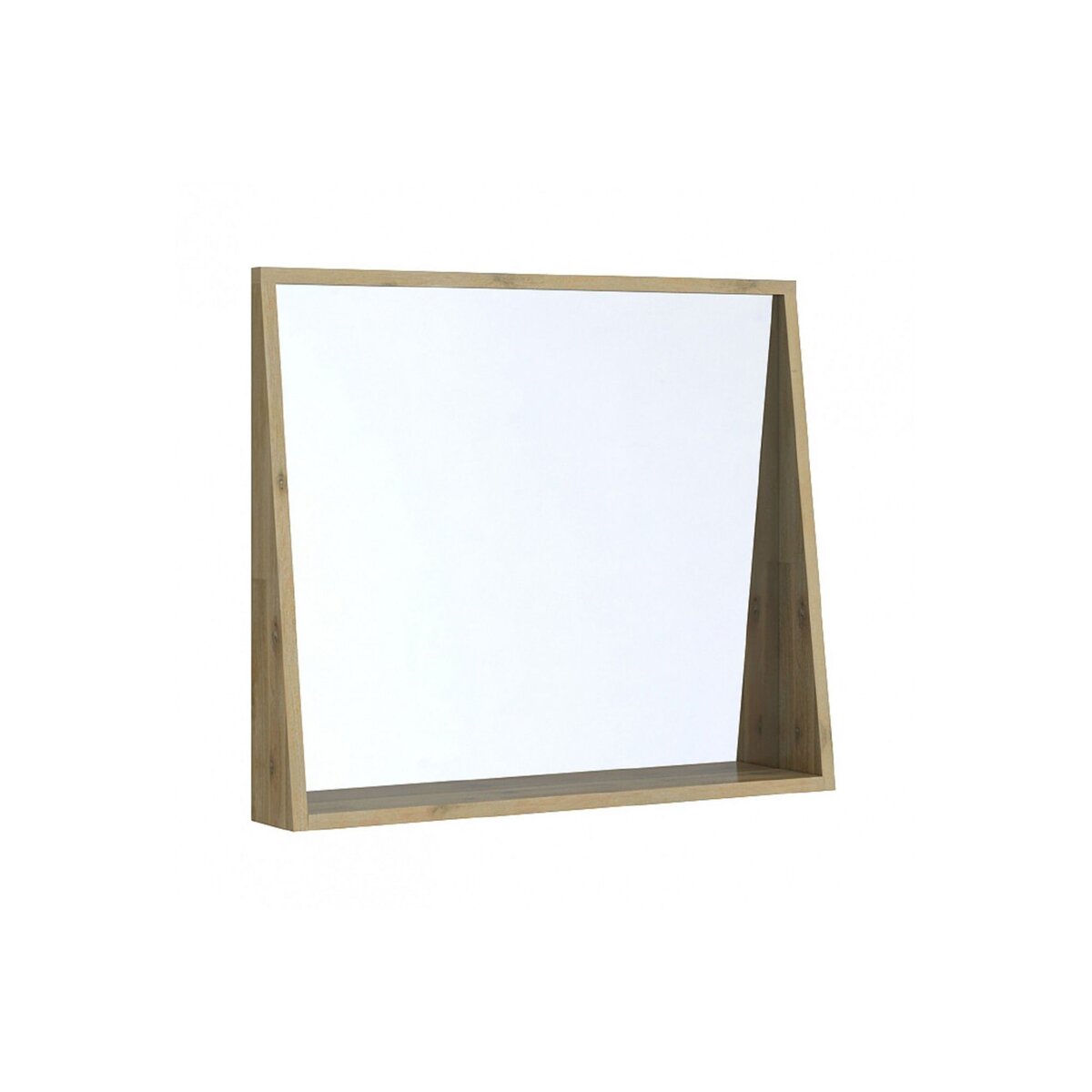 Miroir de salle de bain rectangulaire en bois 120 cm PARIS - HELLIN