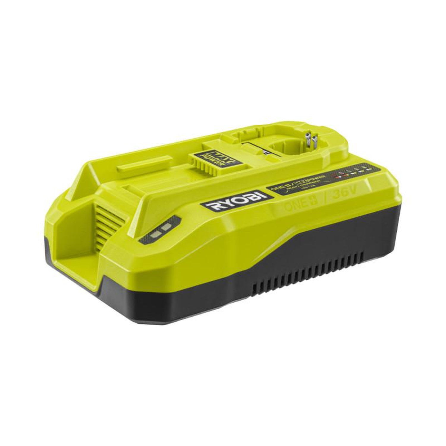 Ryobi Chargeur ultra rapide double port - RC1836112 - Compatible 18V/36V