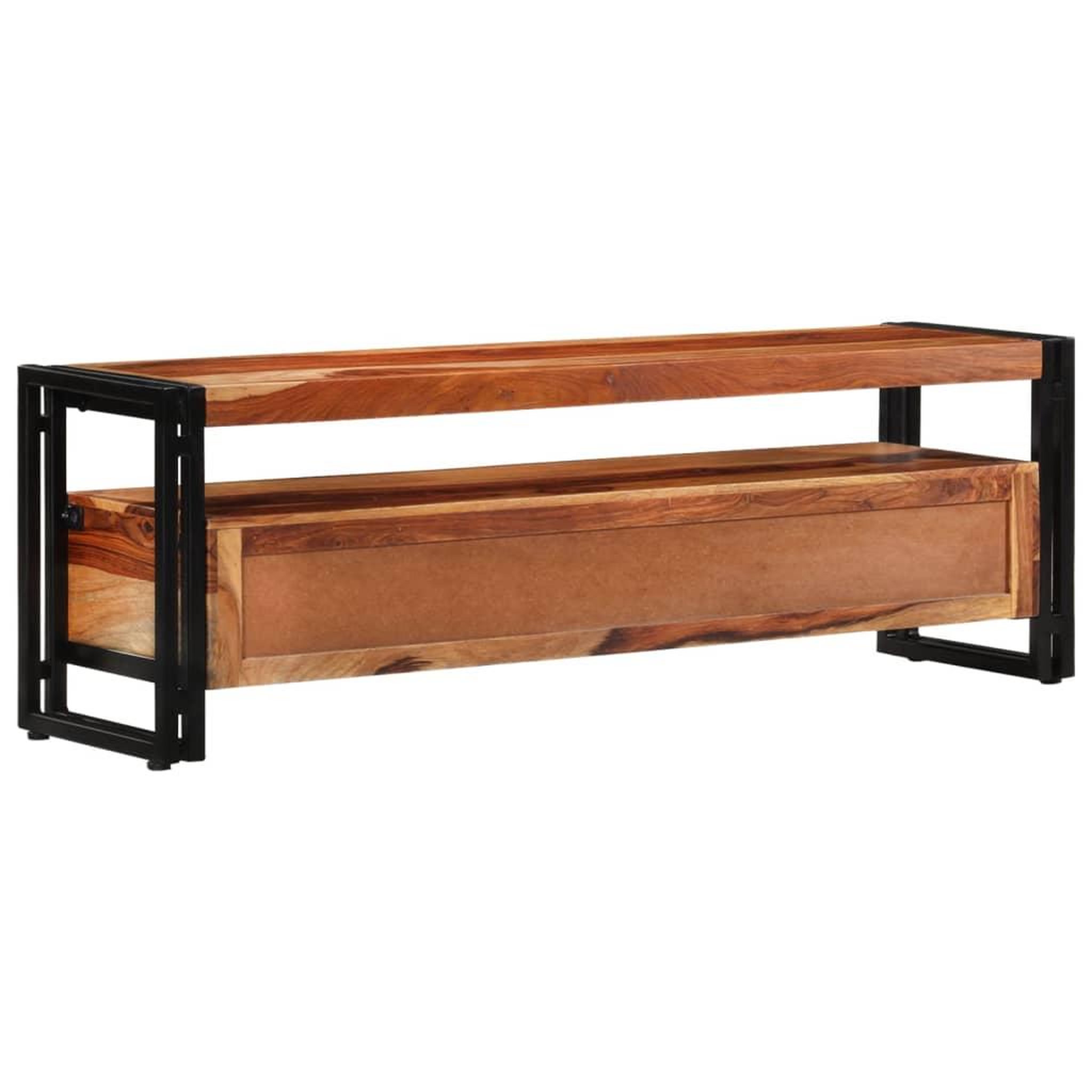 Voir la diapositive 4 : VIDAXL Meuble tv 120x30x40 cm bois de sesham solide