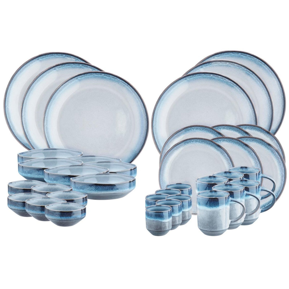 BJORN Service Complet GENESIS - 36 pièces - Mer