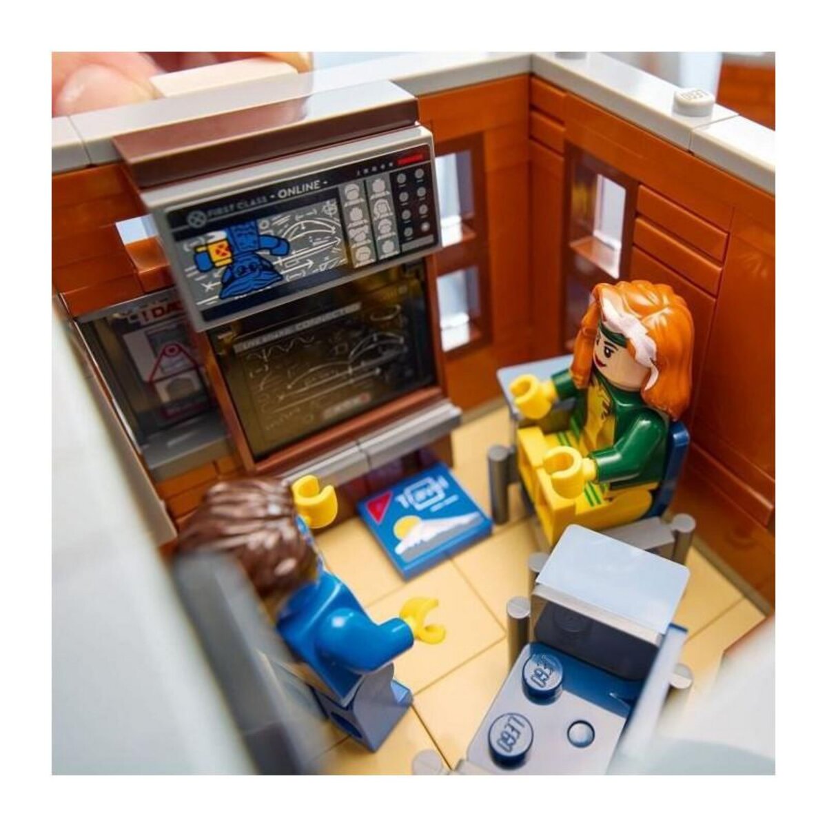 LEGO LEGO Marvel Les X-Men : l'institut Xavier - Set de construction pour adultes avec minifigurines dont Wolverine et Professeur X p