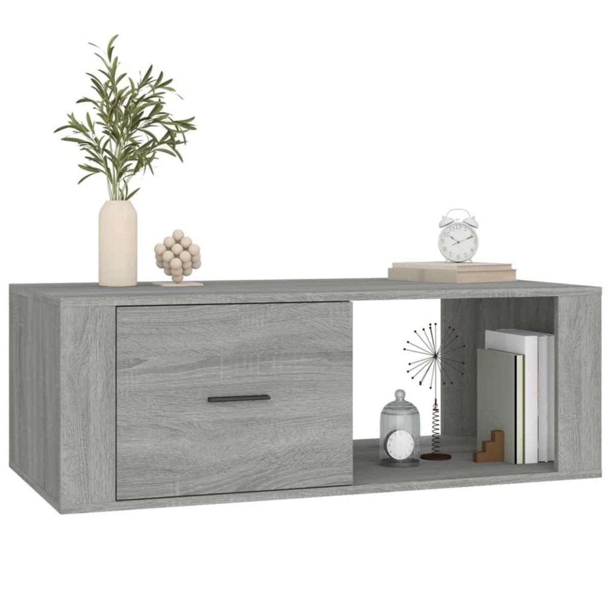 VIDAXL Table basse Sonoma gris 100x50,5x35 cm Bois d'ingenierie