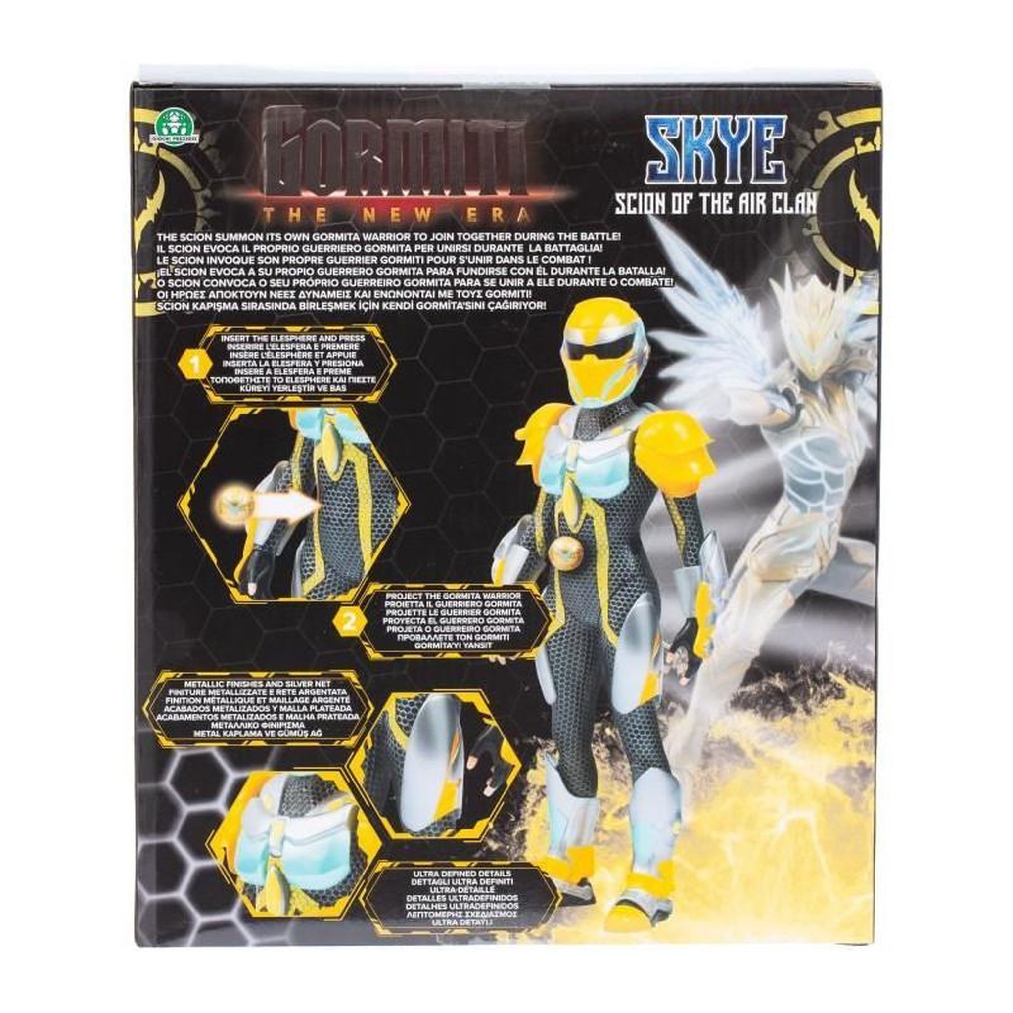 Voir la diapositive 2 : GENERIQUE Figurine articulée - GORMITI - Scion avec projecteur Air - Skye - 27 cm - a partir de 4 ans - GRV052