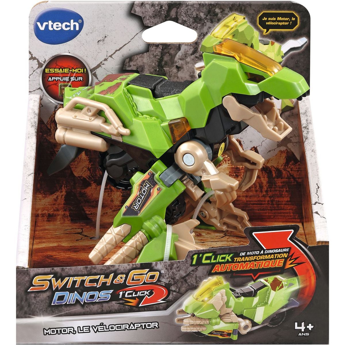 VTECH Petits Switch and Go Dinos 1'Click