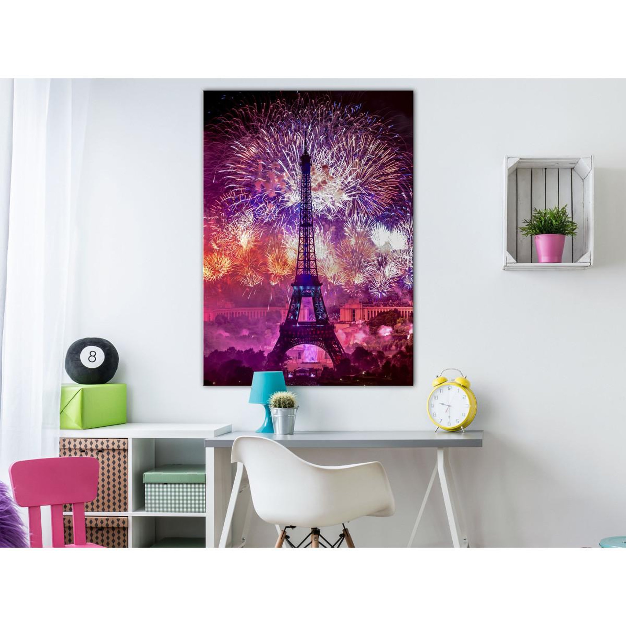Voir la diapositive 2 : Paris Prix Tableau imprimé  happy new year!
