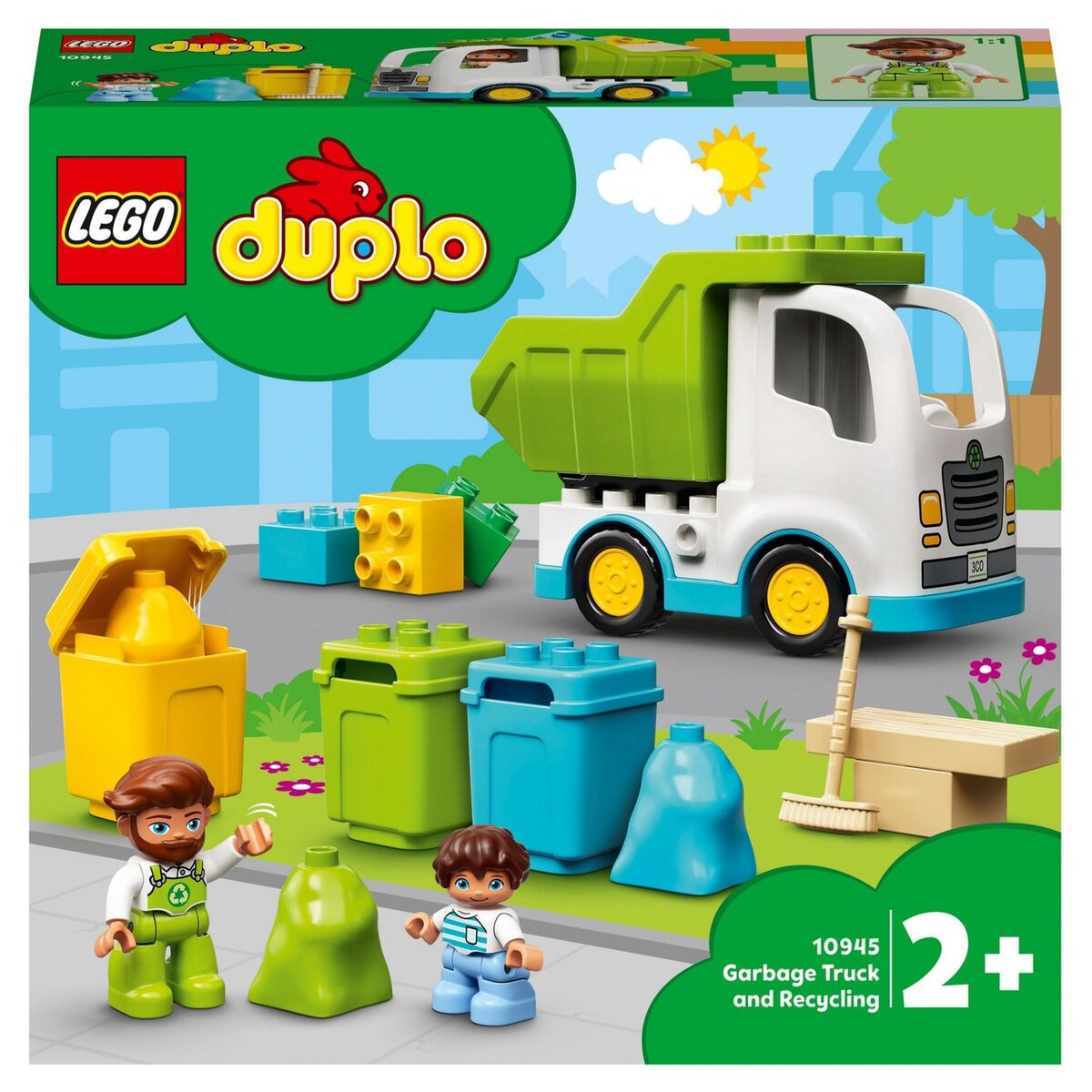 LEGO DUPLO Ma ville - 10945 Le camion poubelle et le tri sélectif