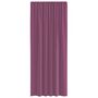 Voir la diapositive 4 : VIDAXL Rideaux en voile avec boucles 2 pcs violet 140x225 cm
