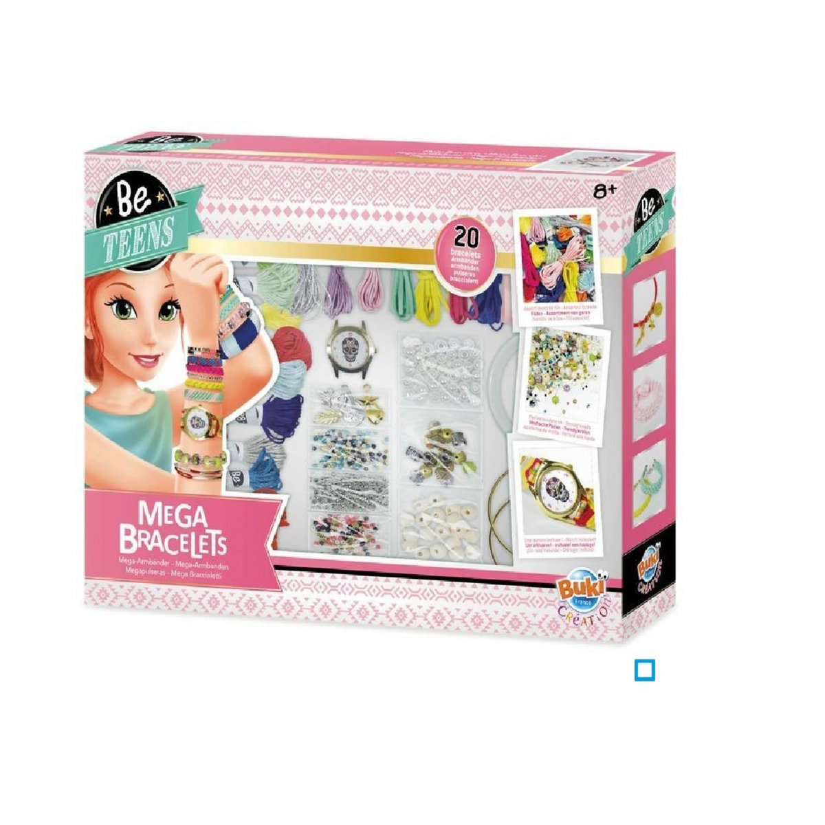 BUKI Coffret Méga Bracelets Be Teens