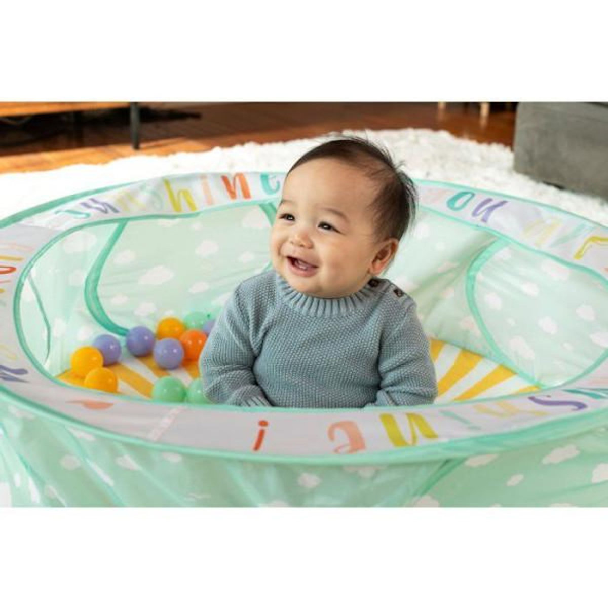 INFANTINO Aire de jeu a balles - INFANTINO - POP UP - 50 balles + sac de rangement
