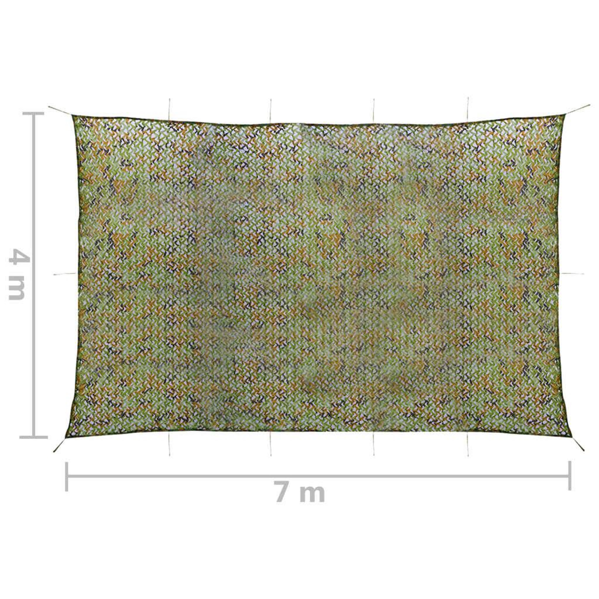 Voir la diapositive 5 : VIDAXL Filet de camouflage avec sac de rangement 4x7 m Vert