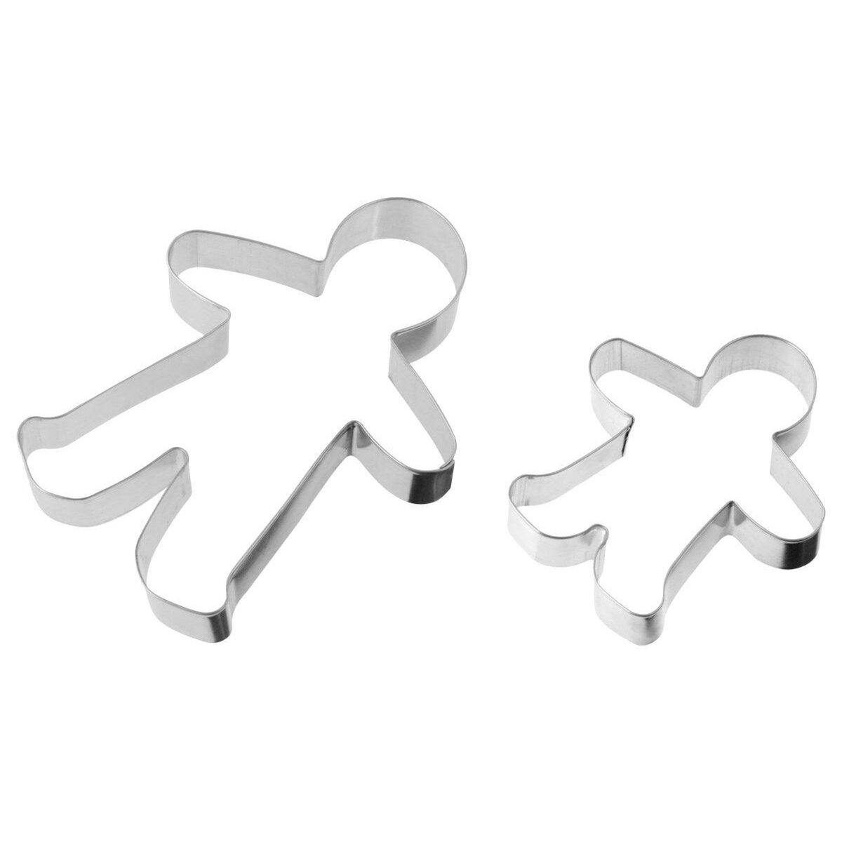 ZENKER Lot de 2 emporte-pièces en forme de bonhomme en pain d'épices Zenker Emporte-pièces