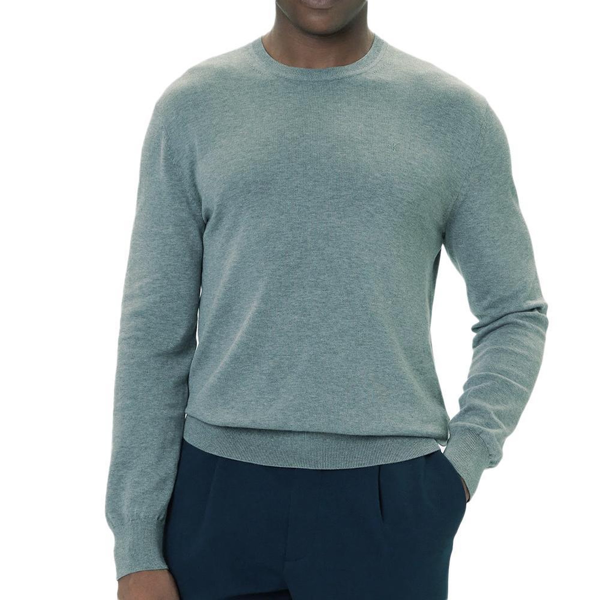 CALVIN KLEIN JEANS Pull Bleu Homme Calvin Klein Jeans Ls Supima LV040BM343. Coloris disponibles : Bleu
