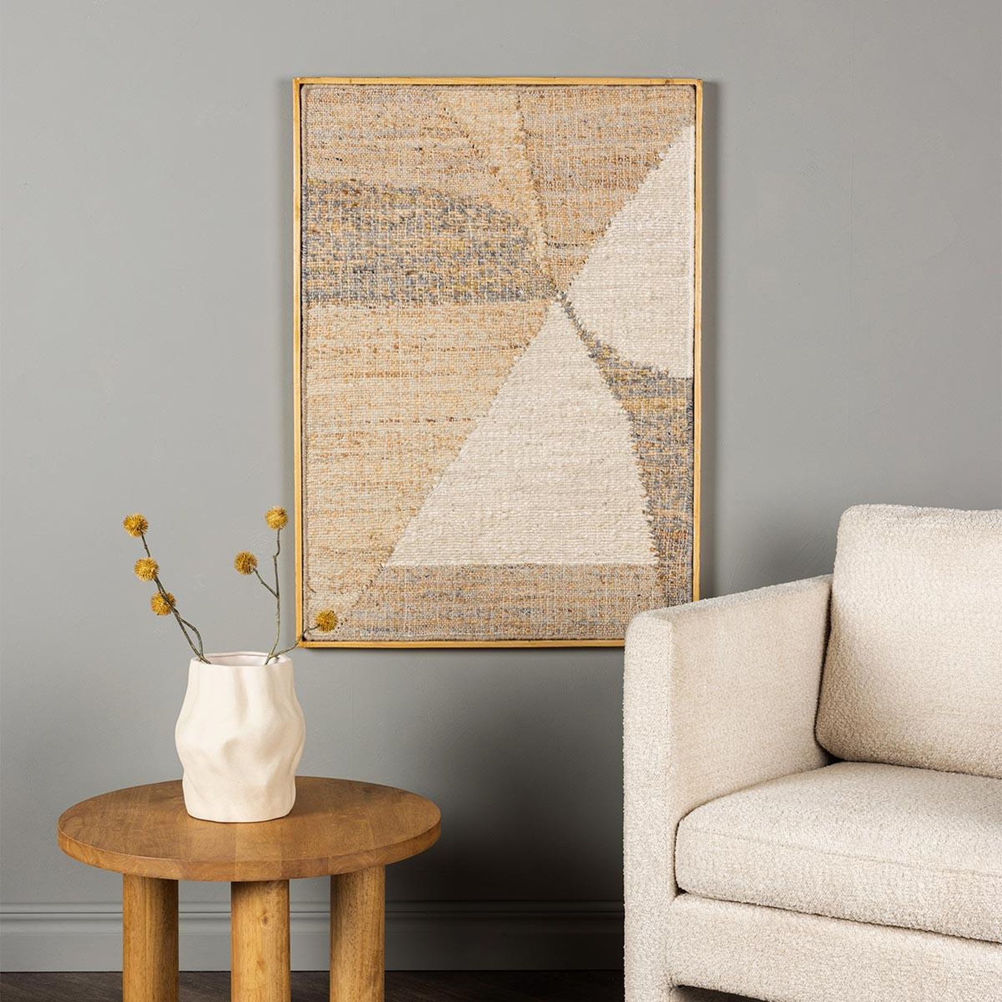 Voir la diapositive 4 : Paris Prix Tableau tapis en jute  patricia  70x100cm beige