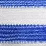 VIDAXL Ecran de balcon Bleu et blanc 75x500 cm PEHD