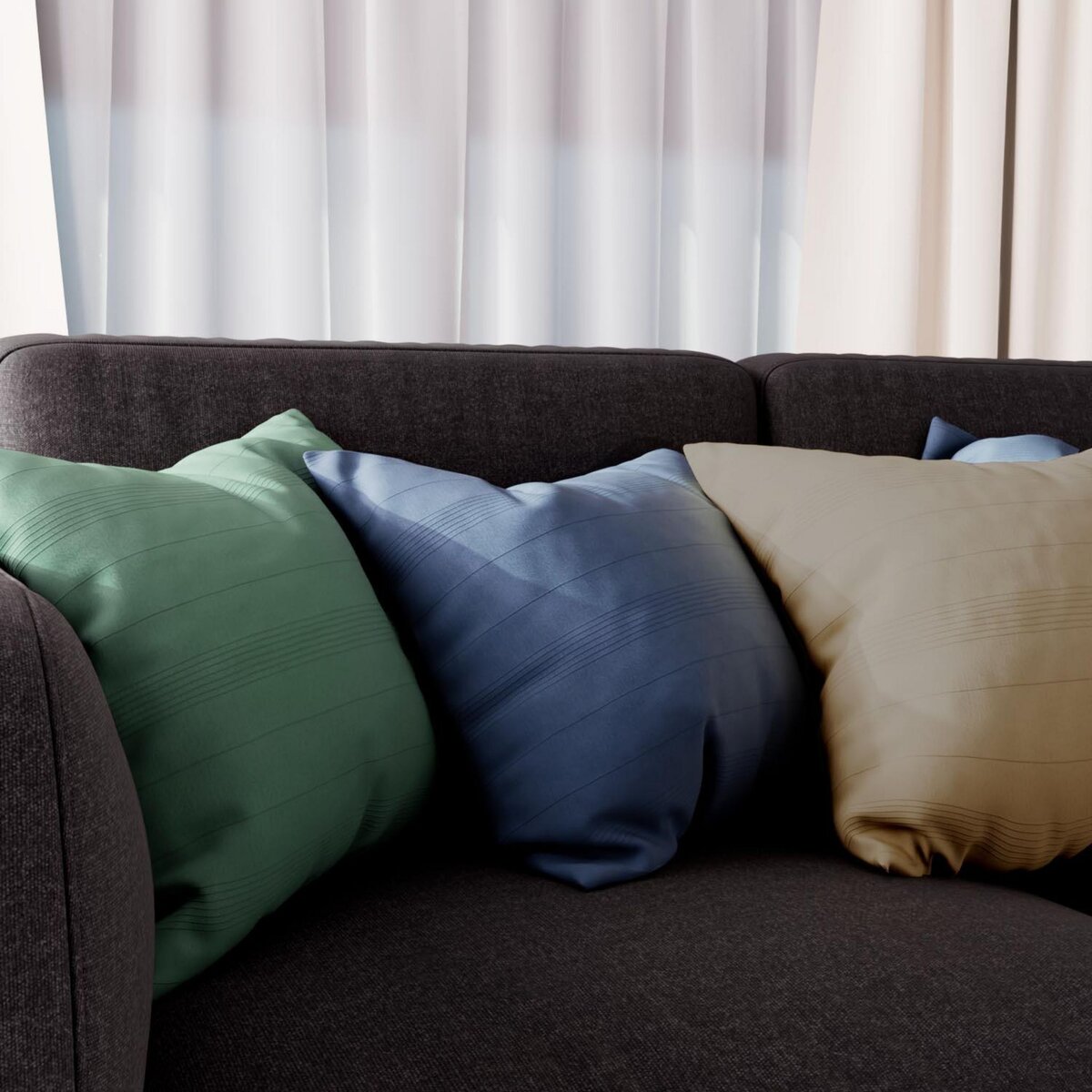 SOLEIL D'OCRE Housse de coussin ADELE, par Soleil d'Ocre