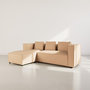 Voir la diapositive 1 : LISA DESIGN Stella - canapé d'angle gauche 4 places en simili