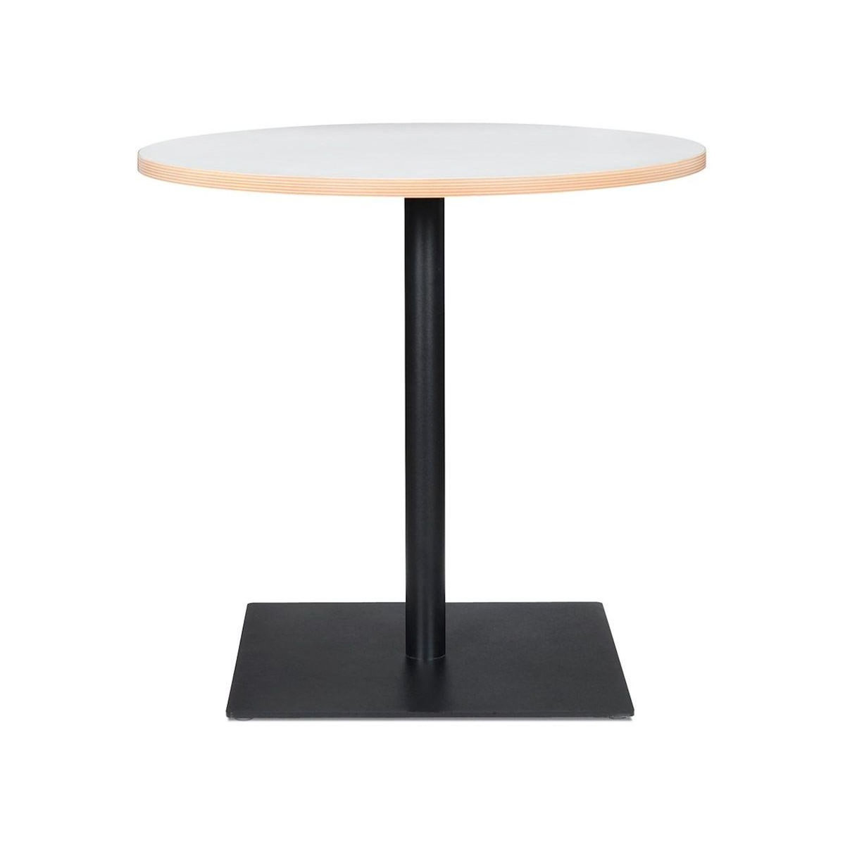 Paris Prix Table de Repas Design  Polanzia  80cm Blanc & Noir