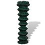 Voir la diapositive 2 : VIDAXL Cloture a mailles losangees Acier 1,5x25 m Vert